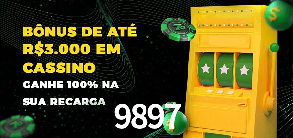 9897 melhor bônus de depósito