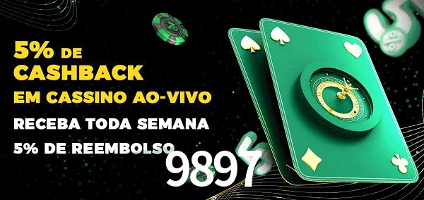 Promoções do cassino ao Vivo 9897